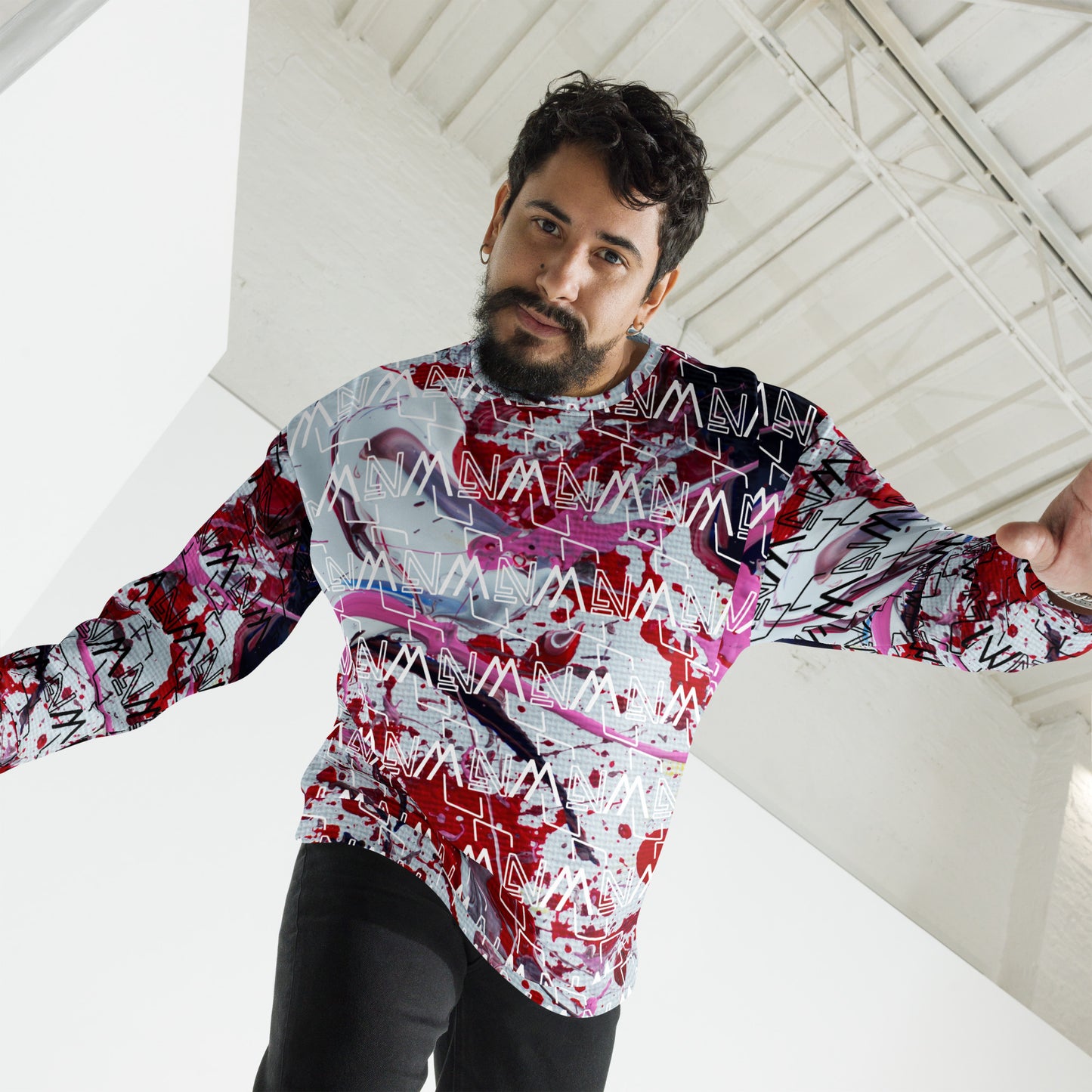 Printed sweatshirt by David Brush