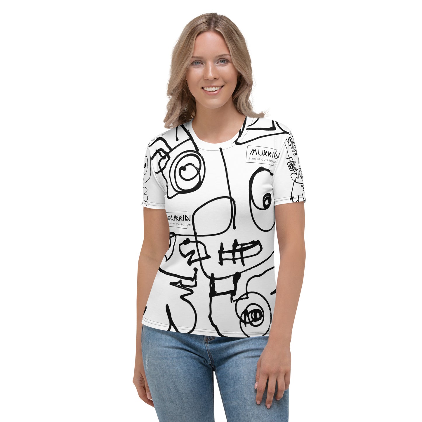 Women's printed T-shirt by David Brush