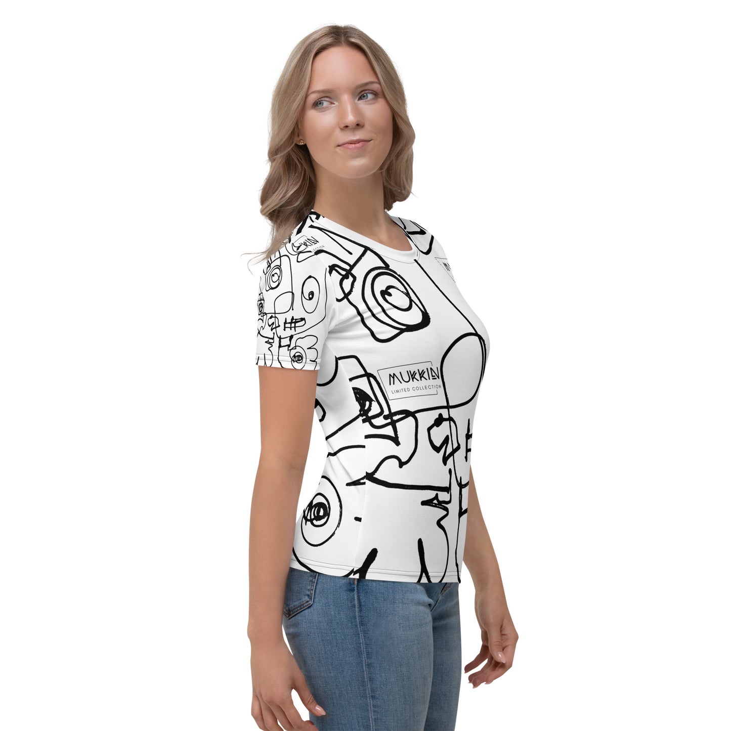 Women's printed T-shirt by David Brush