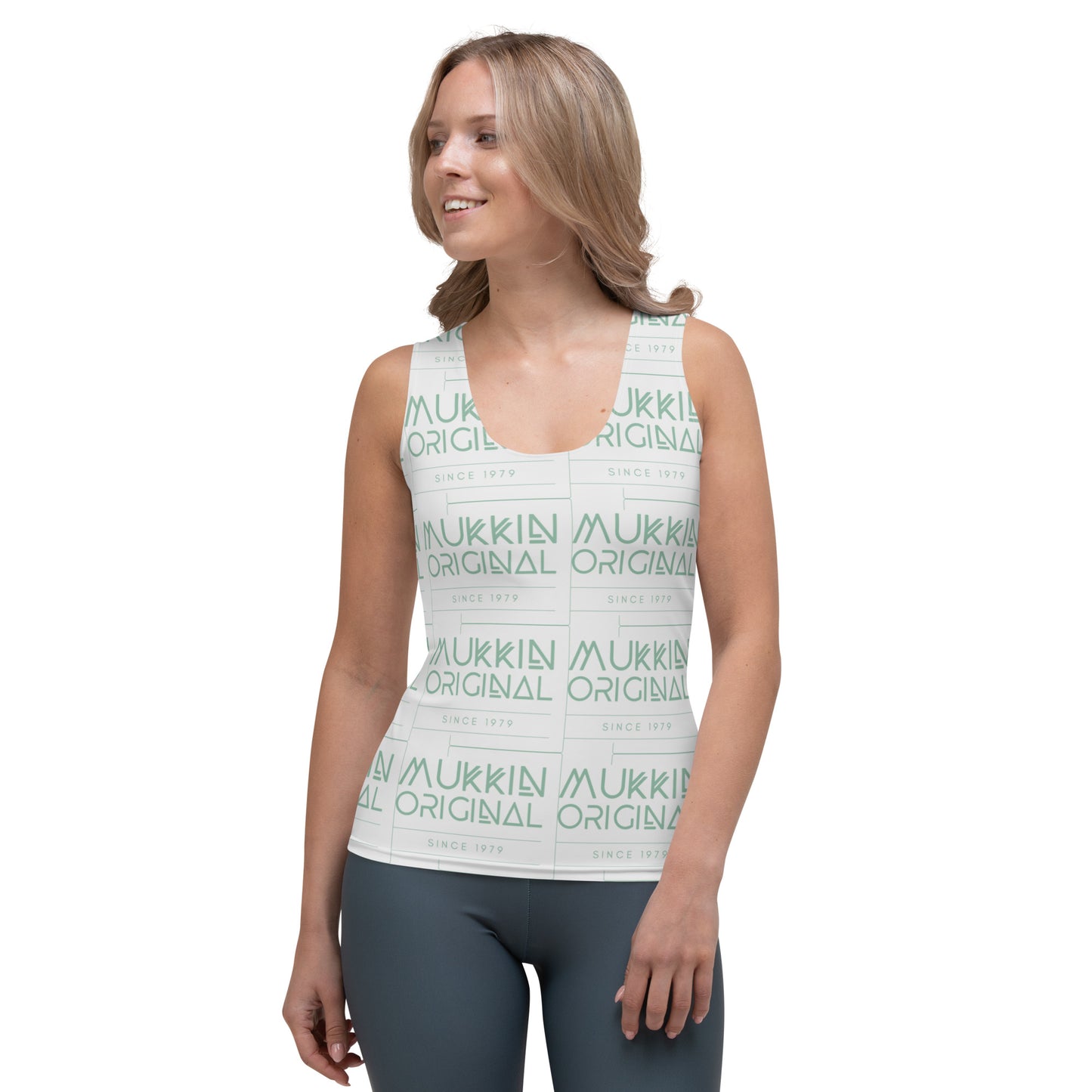 Sublimation tank top, cut and sewn