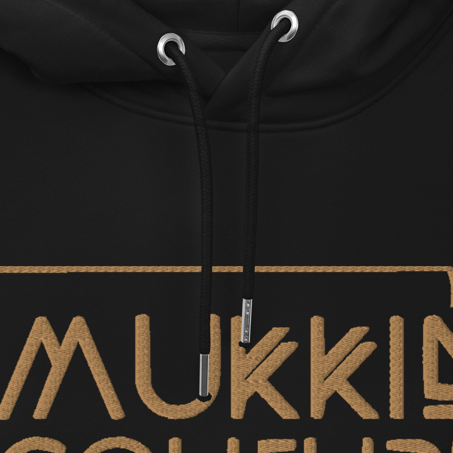 Sudadera con capucha eco con logo bordado