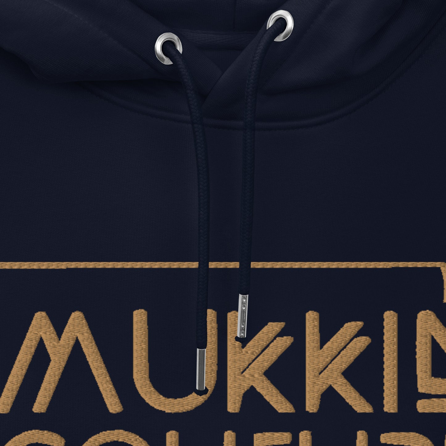Sudadera con capucha eco con logo bordado