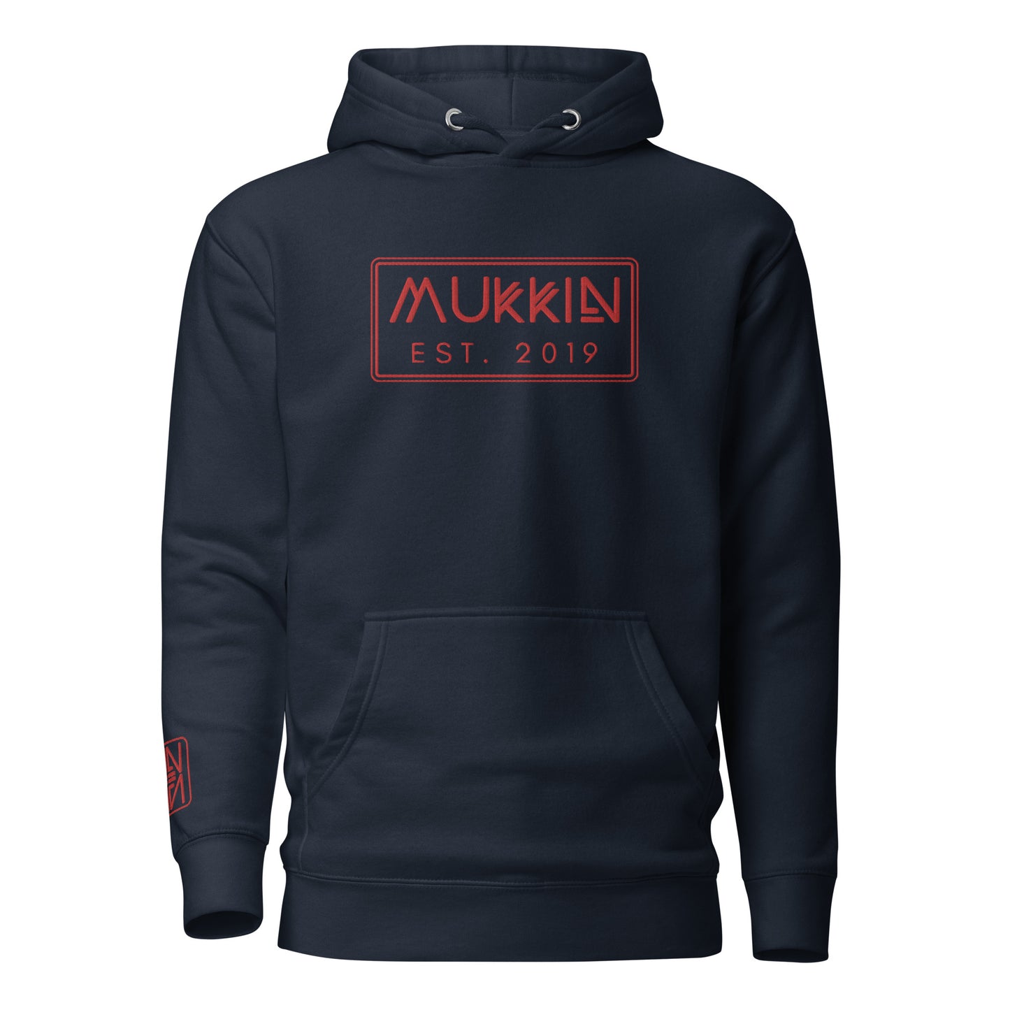 Embroidered hooded sweatshirt