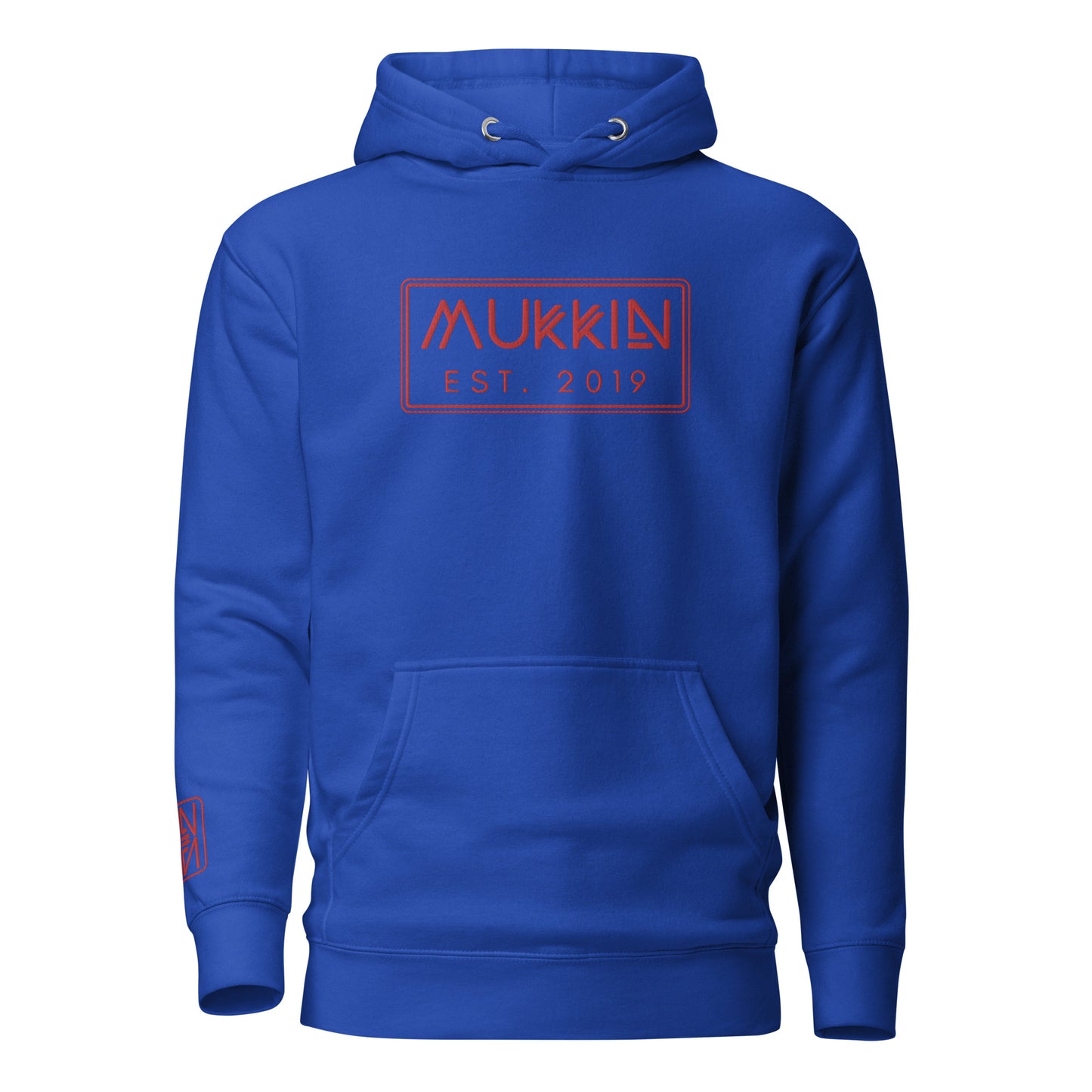 Embroidered hooded sweatshirt