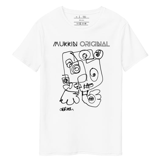 Camiseta premium de algodón para hombre