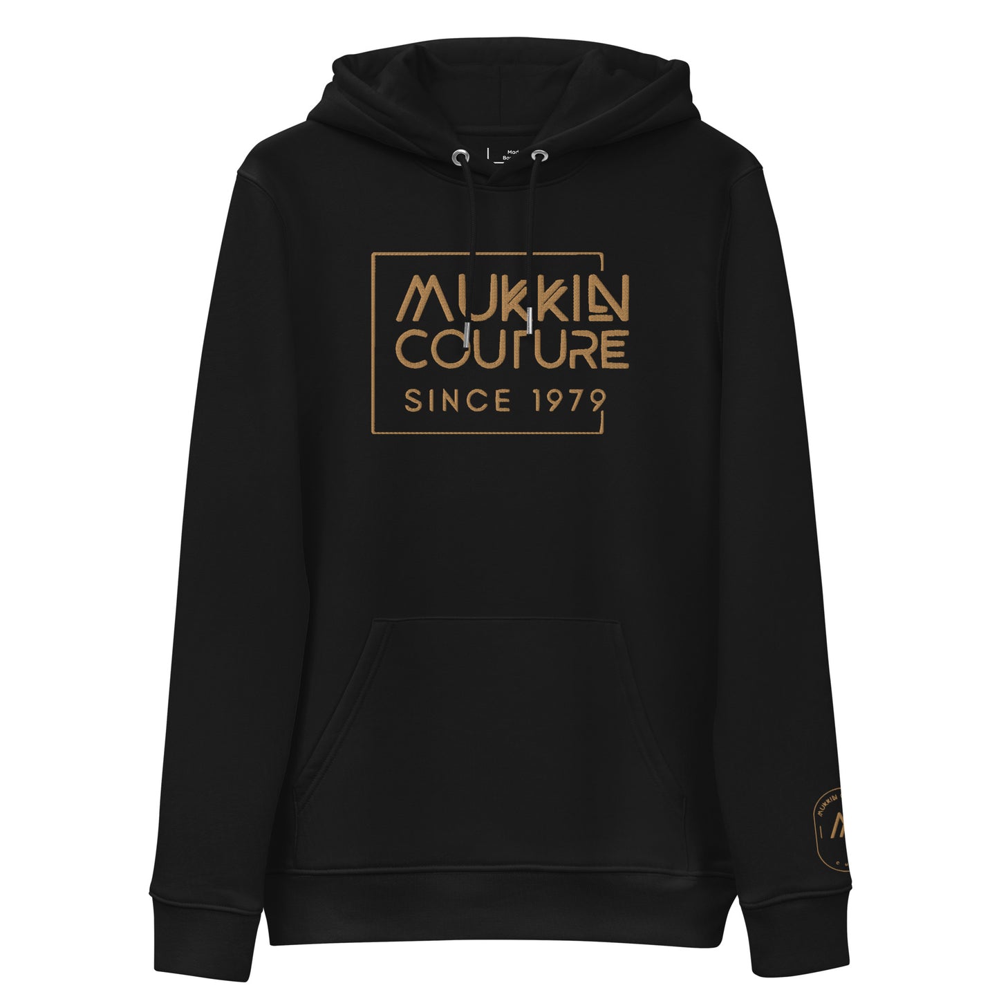 Essential eco hooded sweatshirt with embroidered logo